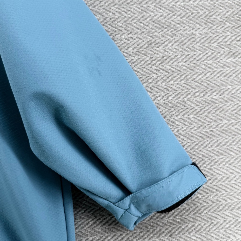 HiTurbo Surf Changing Robe One Size Blue Polyester Fleece Lined Hooded Parka - Picture 6 of 9